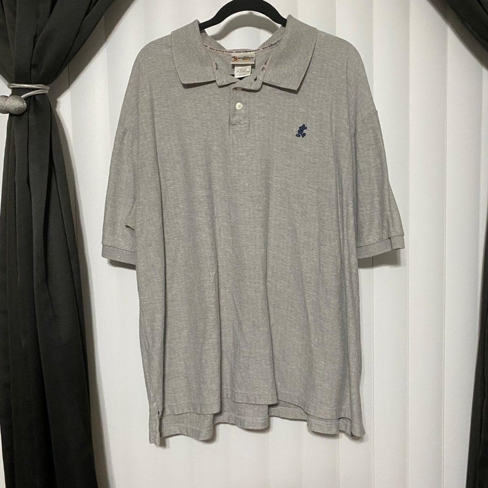 Walt Disney World gray polo, 100% cotton